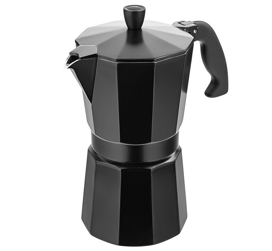 Гейзерная кофеварка Vinzer Moka Nero 9 чашек 50396