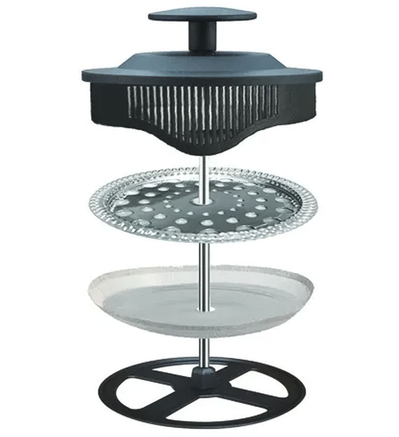 Френч-пресс Bravo Chef 800 мл черный BC-7301-800